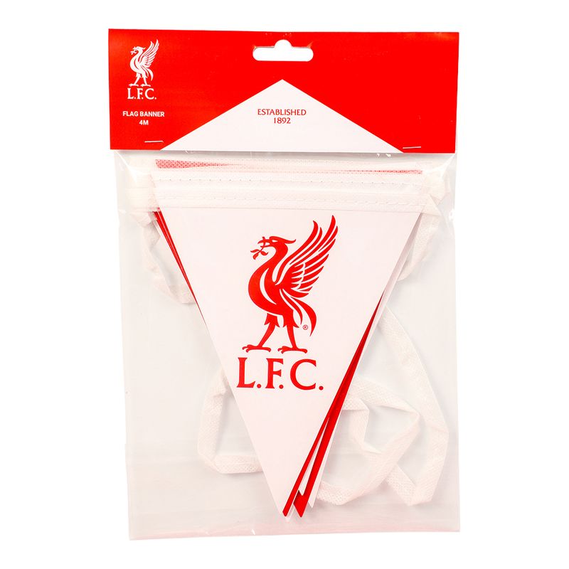 Liverpool Borddekking | Kopp, Tallerken, Serviett og Banner | Offisielt lisensiert