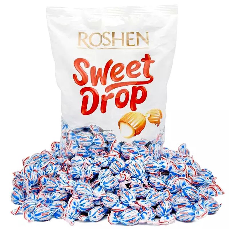 Roshen Sweet Drops 1kg | Karameller med kremet fyll