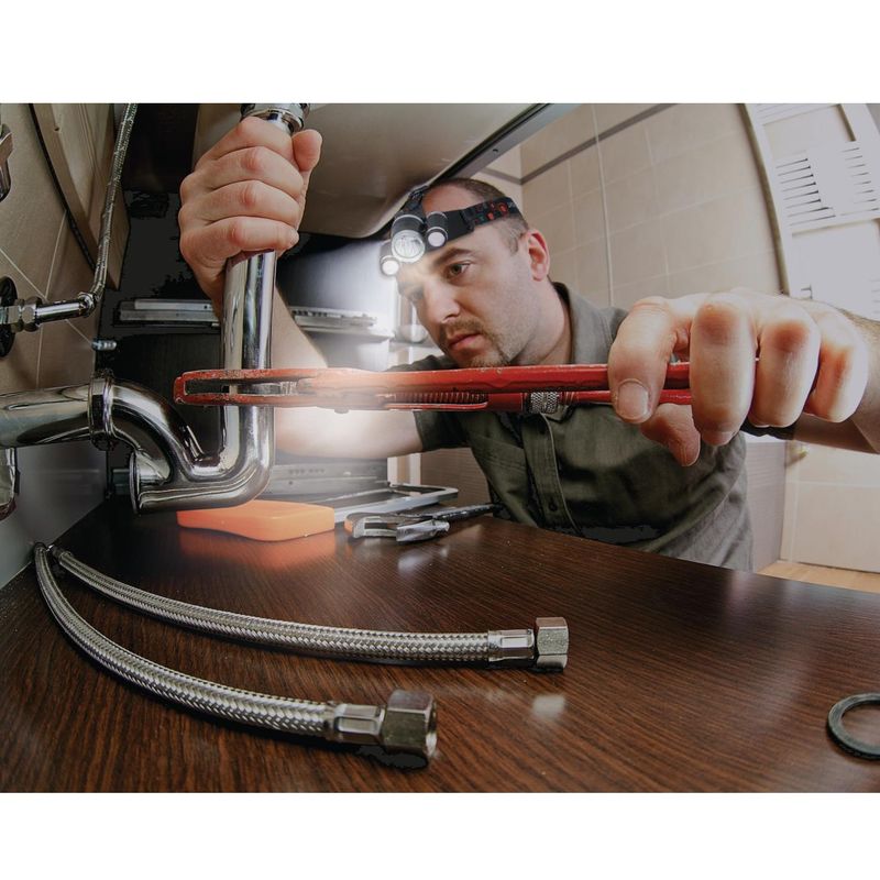 Grundig hodelykt 200lm | Justerbare lysmoduser | 3 LED