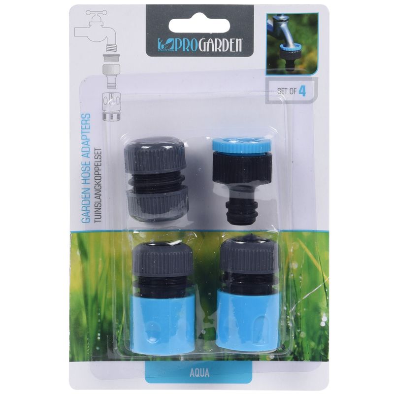 Hageslangeadaptersett 4deler | Progarden