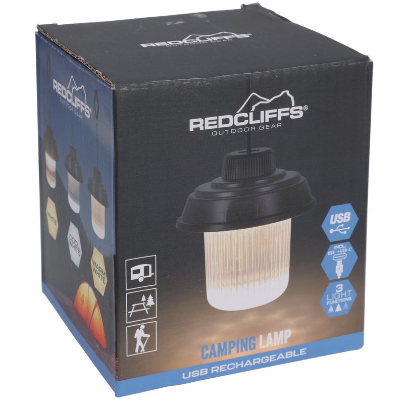 Oppladbar Campinglykt Med Snor | Redcliffs