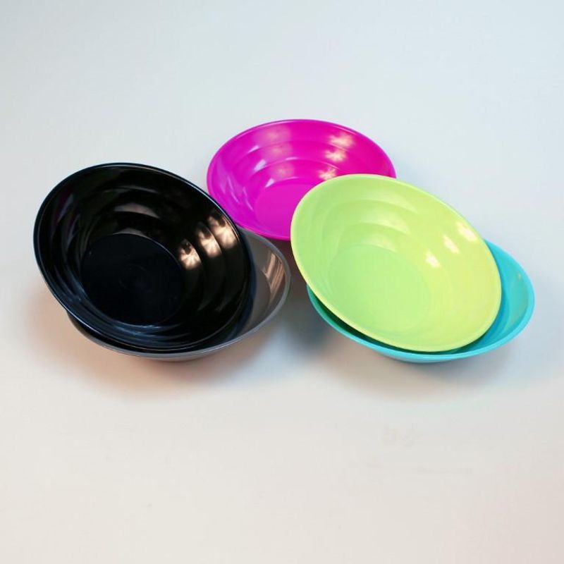 Dyp Tallerken Plast 19.5cm - Flere Farger