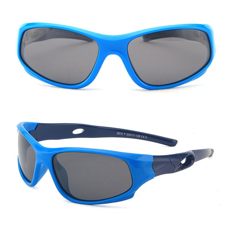 Polariserte Sportsbriller Junior Unisex - Hvit&Rød