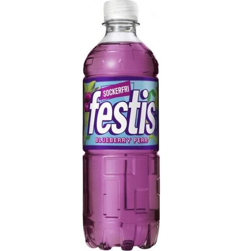 Festis Blueberry Pear Sukkerfri 500ml Pant Ink