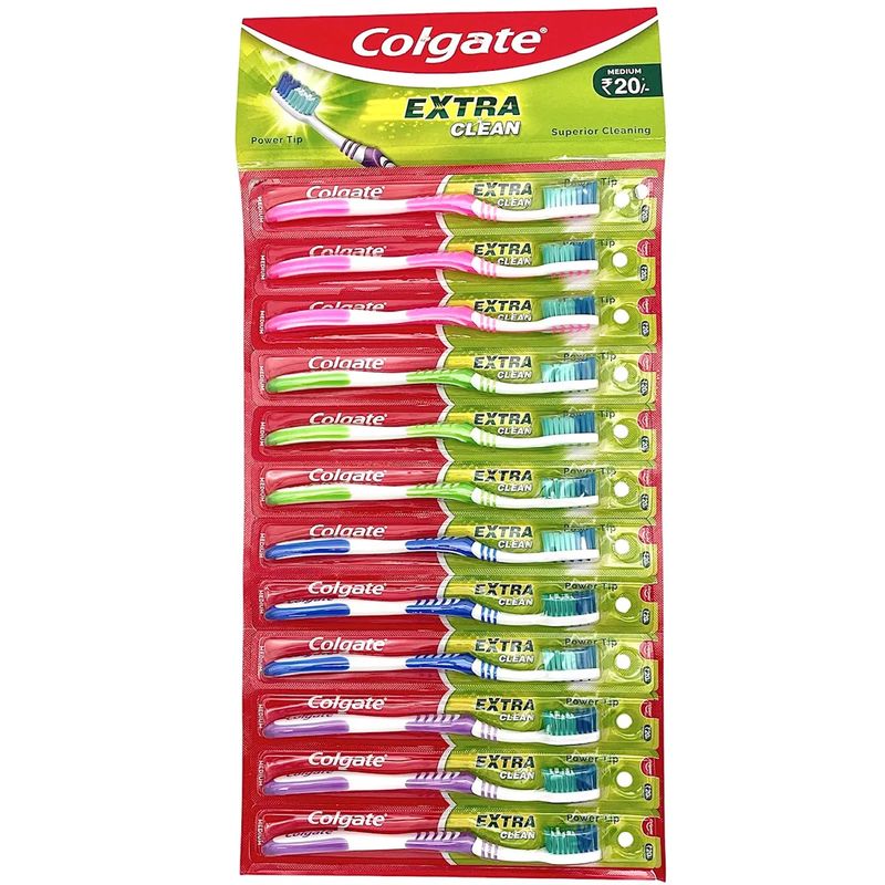 Colgate tannbørster Extra Clean 13 - pk | Storpakk