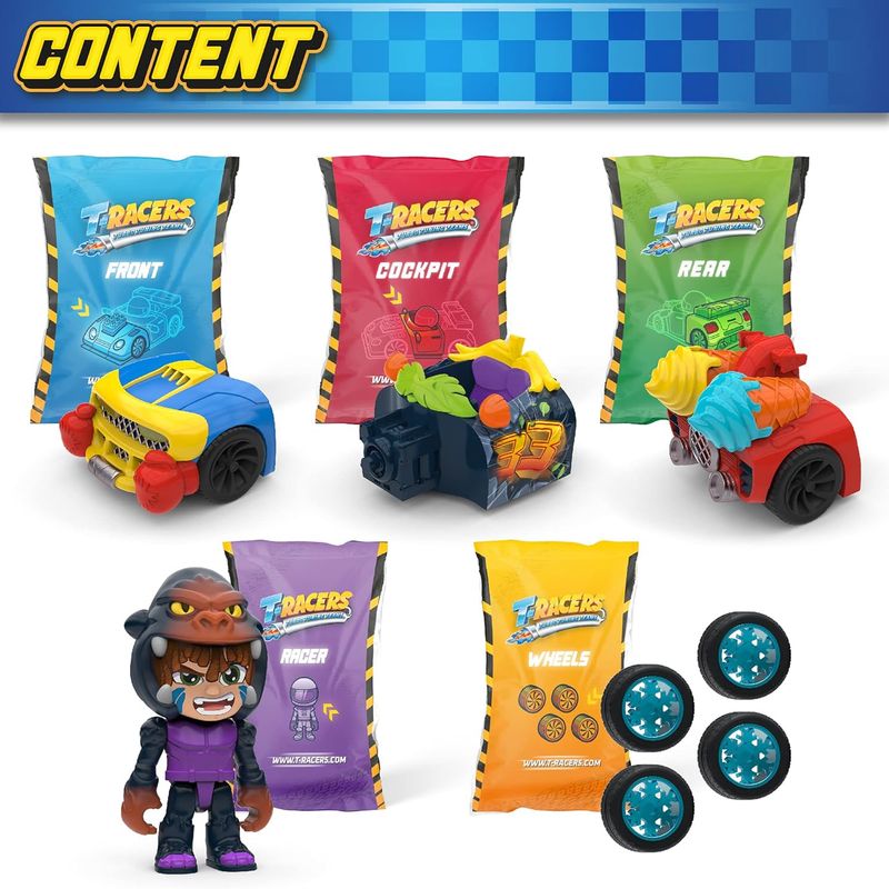 T - Racers 2 Series 2 Surprise samlefigurer | Bygg & Miks