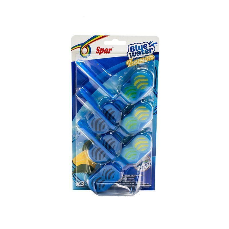 SPAR WC Blue Water Lemon 3pk | WC - blokk med sitronduft