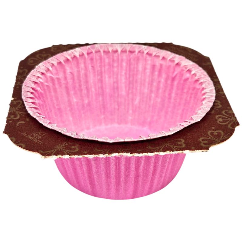 Muffinsformer fargemiks 12pk | Med dekorativ kant