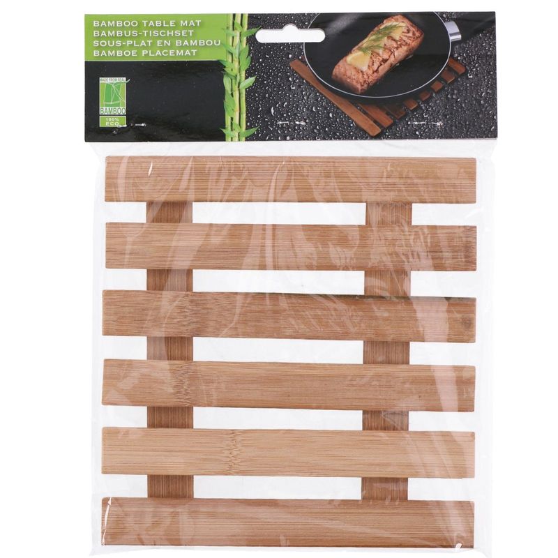 Kjeleunderlag av Bambus | Beskyttelse for Bord og Benk