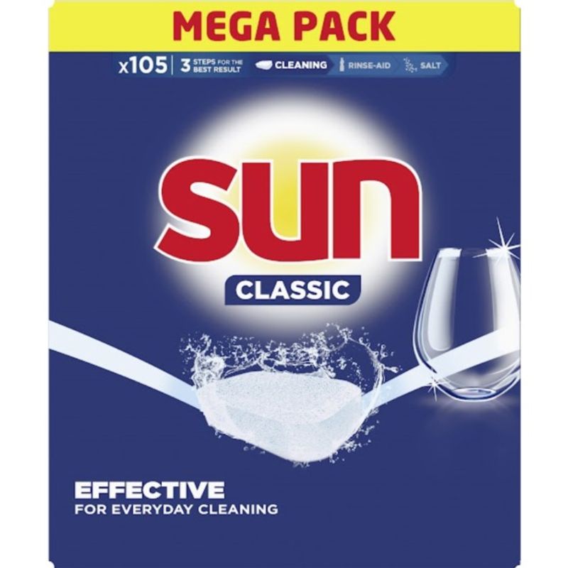Sun Classic Oppvasktabletter 105stk