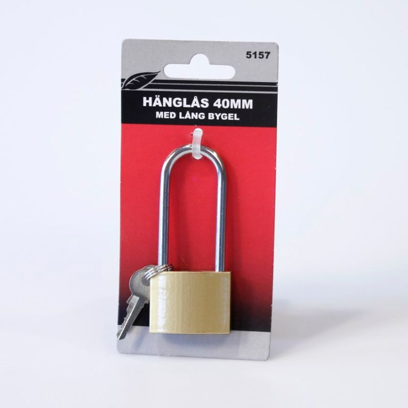 Hengelås 40mm lang