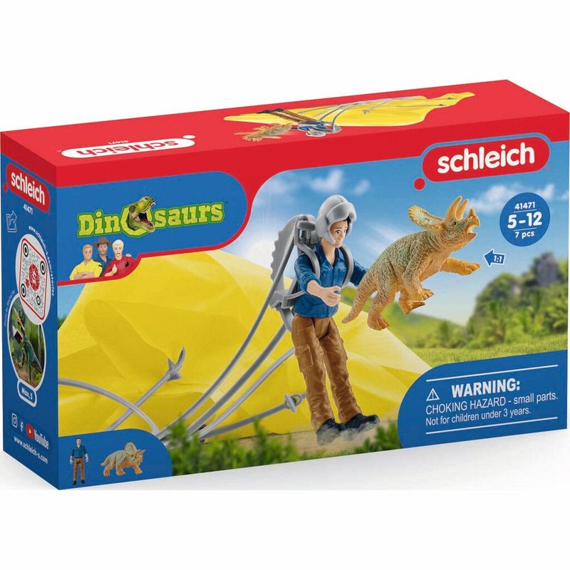 Schleich Parachute Rescue Dinosaur 41471