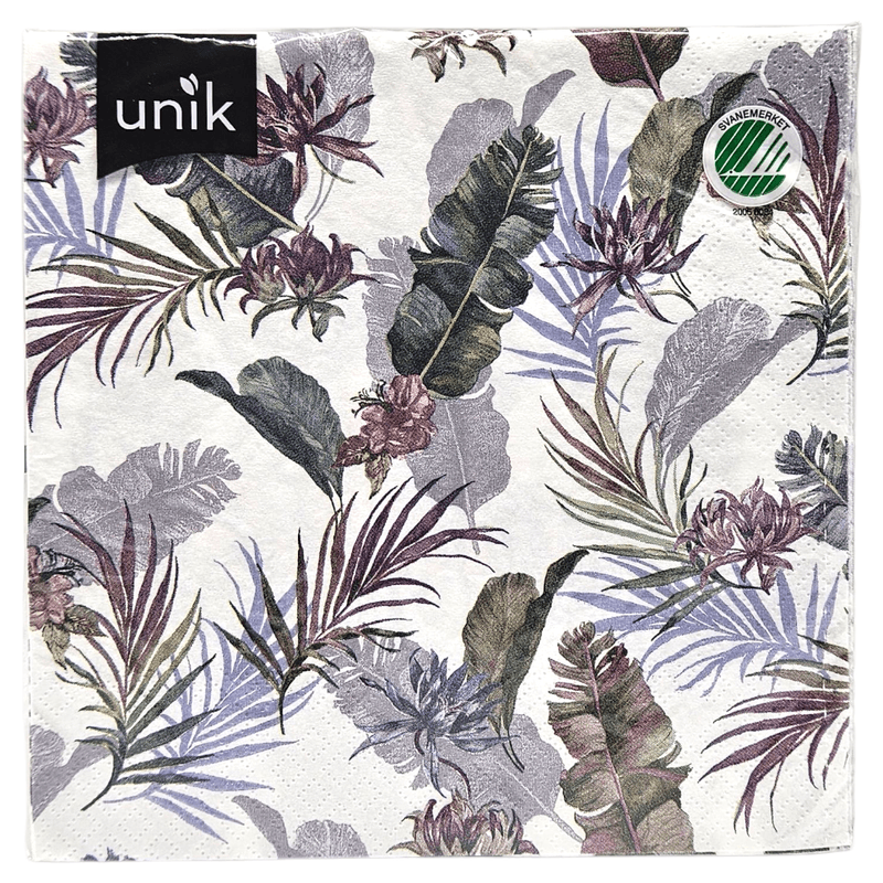 Servietter Tropisk Drøm 20pk 3 - lags | 33x33cm | Unik