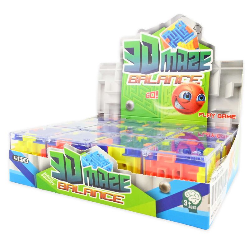 3D Maze Balance | Labyrint kube 4x4cm