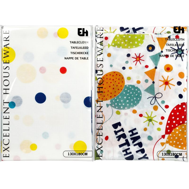 Bordduk Plast 180x130cm | 2ass