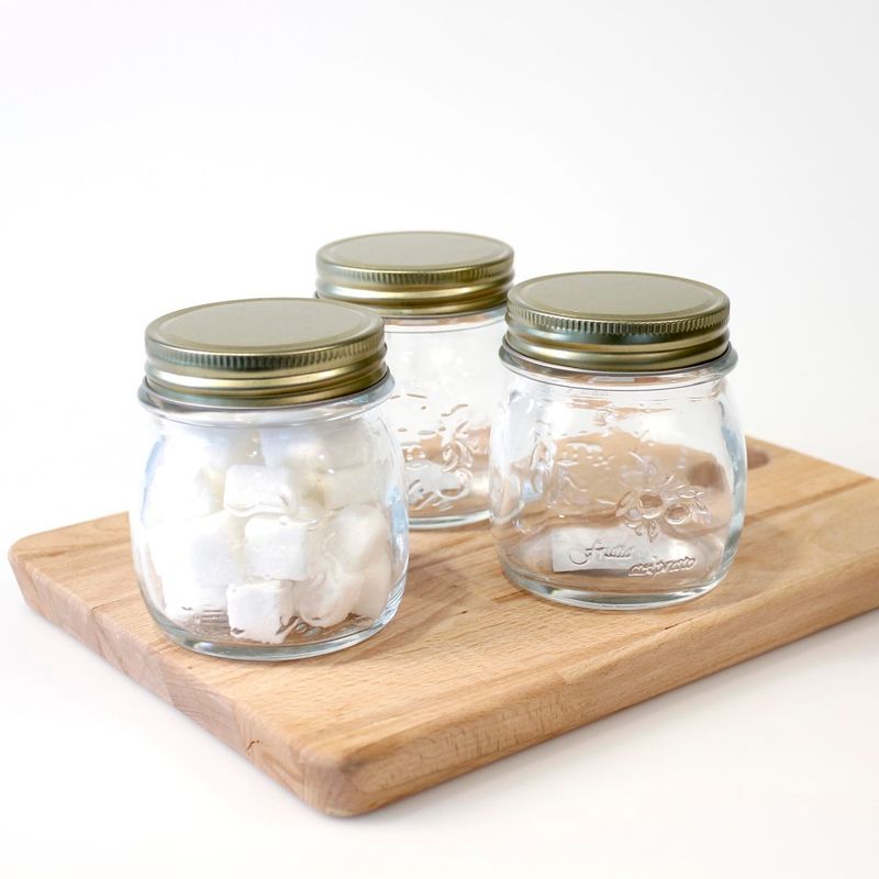 Syltetøysglass med skrulokk | 0.25L, 0.5L og 1.0L