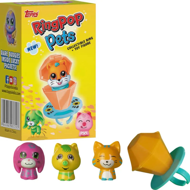 10pk Ring Pop Pets (Storpakk)