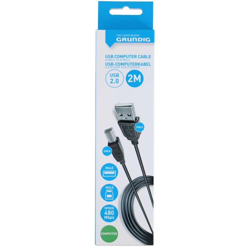 Grundig Ladekabel USB A - USB B | 2m