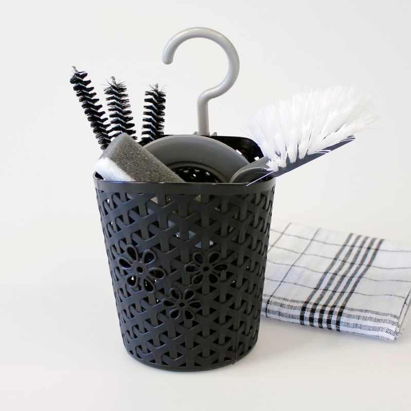 Oppbevaringskurv med krok | 3 farger