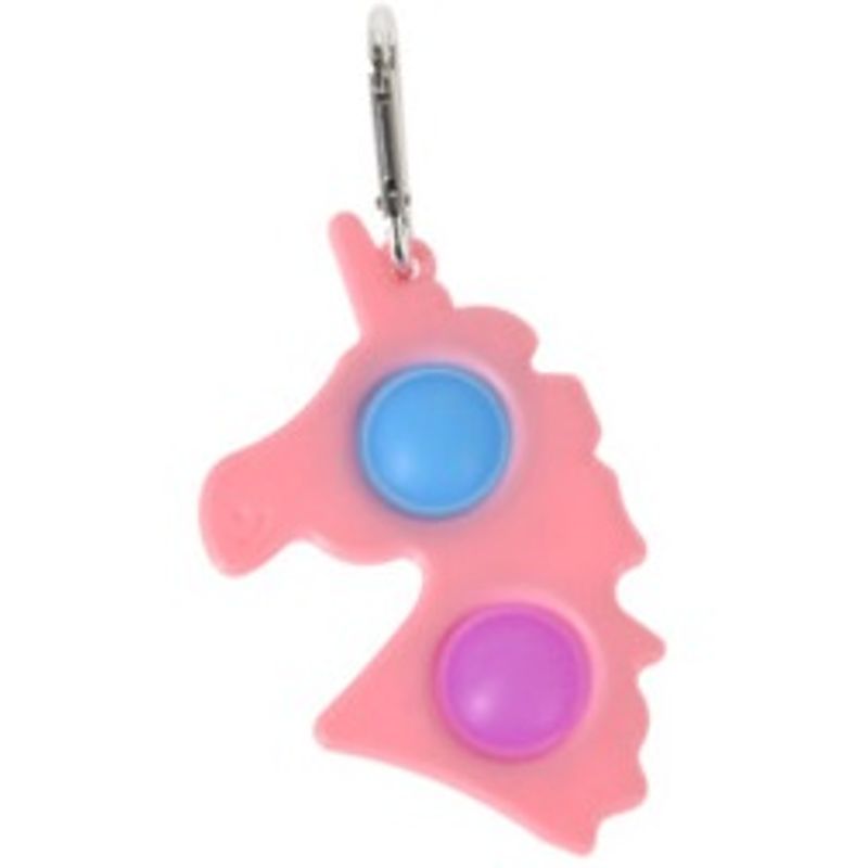 Pop it nøkkelring leke - Dinosaur/Enhjørning