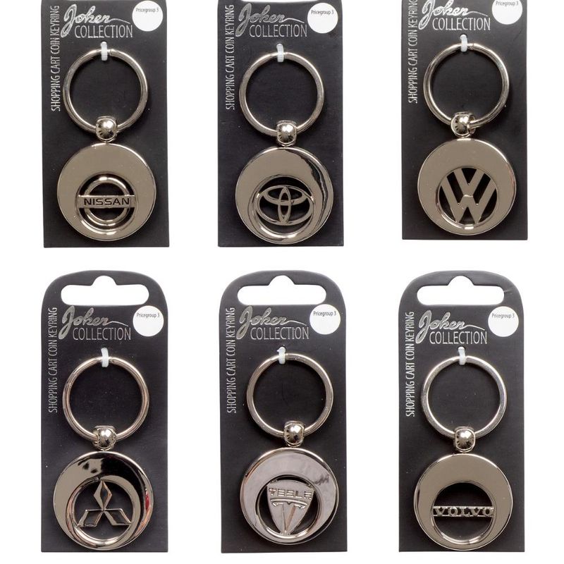 Bilmerke Nøkkelringer i Metall