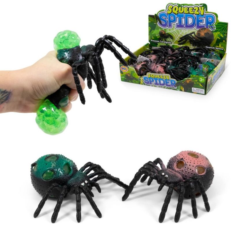 Stor Edderkopp Skivseball - Squishy fidget - leke | HGL