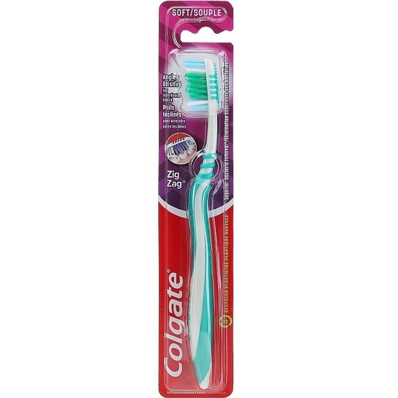 Colgate tannbørste Zig Zag Soft | Flere farger