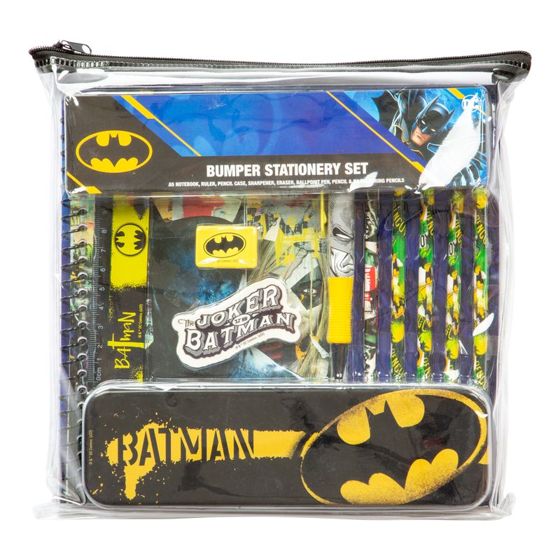 Batman Skrivesett | Komplett Skolesett for Barn