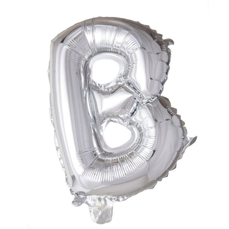 Tinka Folie Bokstavballonger 41 cm Sølv A Til Å