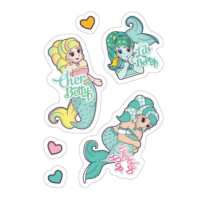 10pk I believe In Mermaids Samlefigurer (Storpakk)