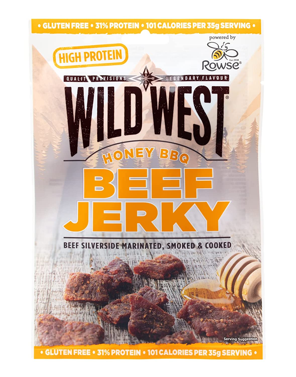 Wild West Beef Jerky Honey BBQ 300g
