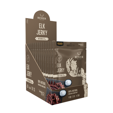 Renjer Elg Jerky med Sjøsalt 25g