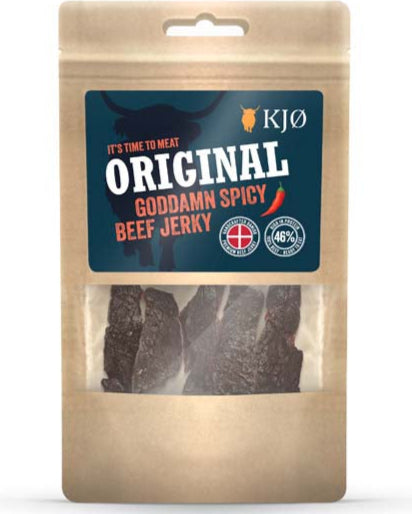 KJØ Goddamn Spicy Beef Jerky 60g