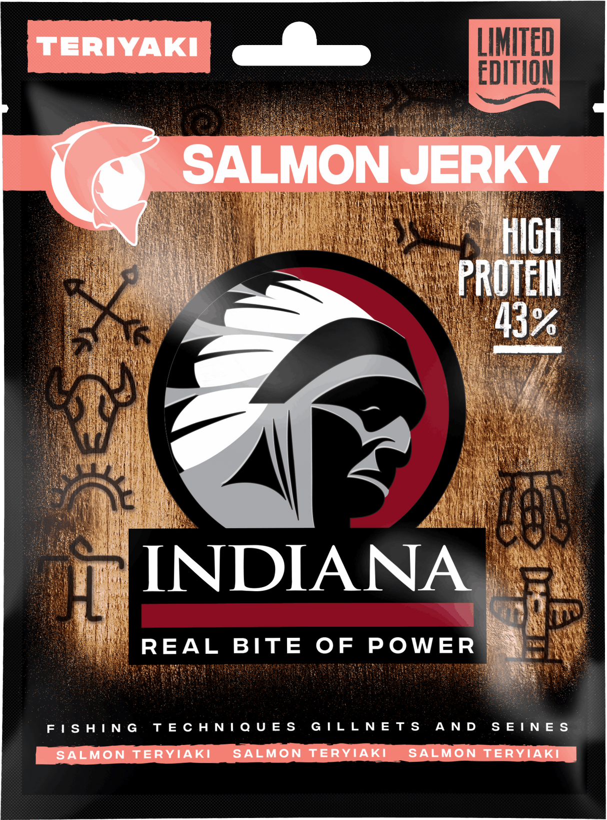 Indiana Laks Jerky Teriyaki 15g
