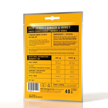 Meat Makers Beef Ginger Honey Sports 40g