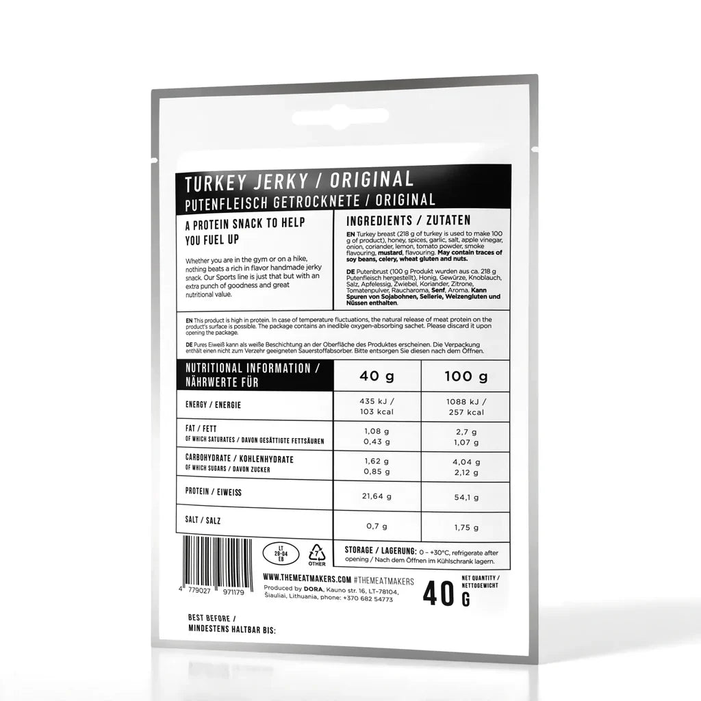 Meat Makers Turkey Original Sports 40g