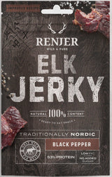 Renjer Elk Jerky with Black Pepper 25g
