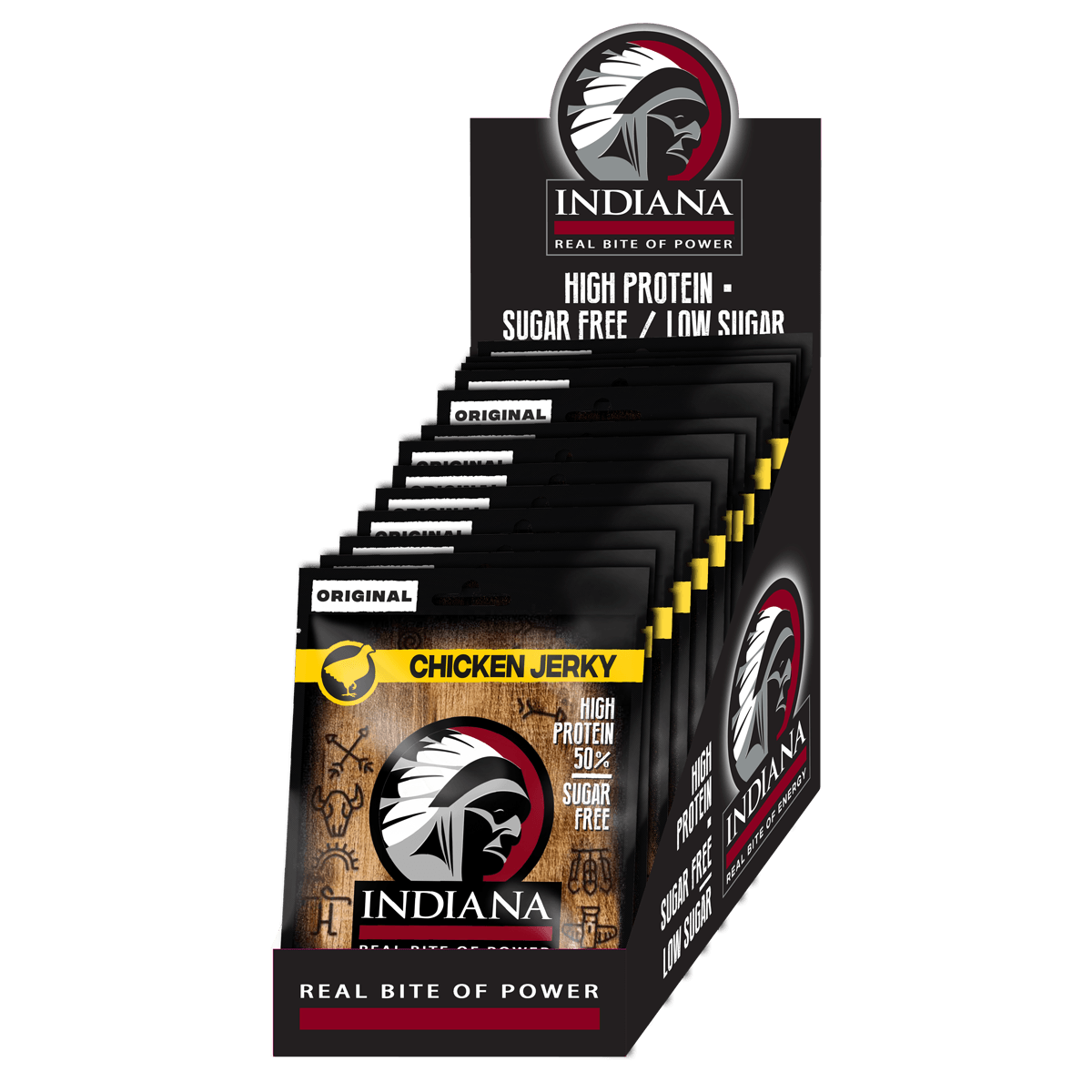 Indiana Kylling Jerky Original 25g