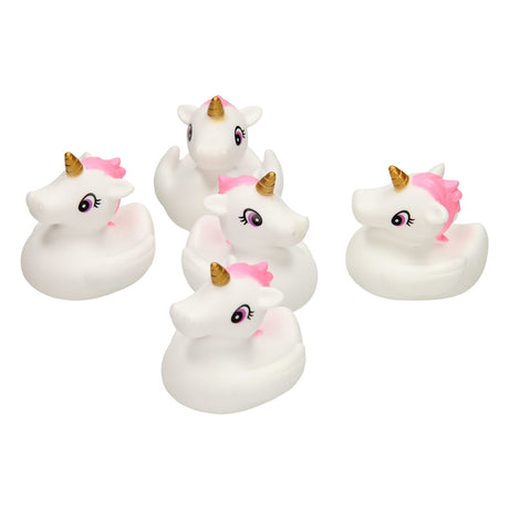 Badeleker Enhjørning / Flamingo 5pk 7cm