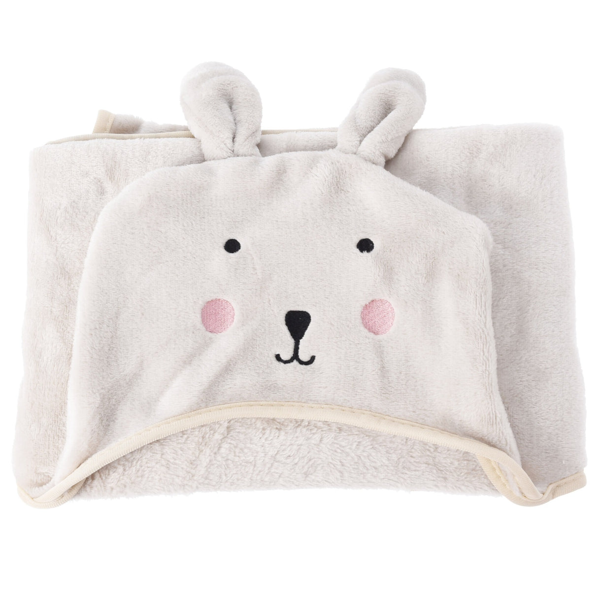 Fleecepledd med hette | 3 ass