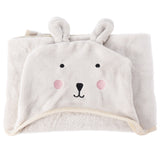 Fleecepledd med hette | 3 ass