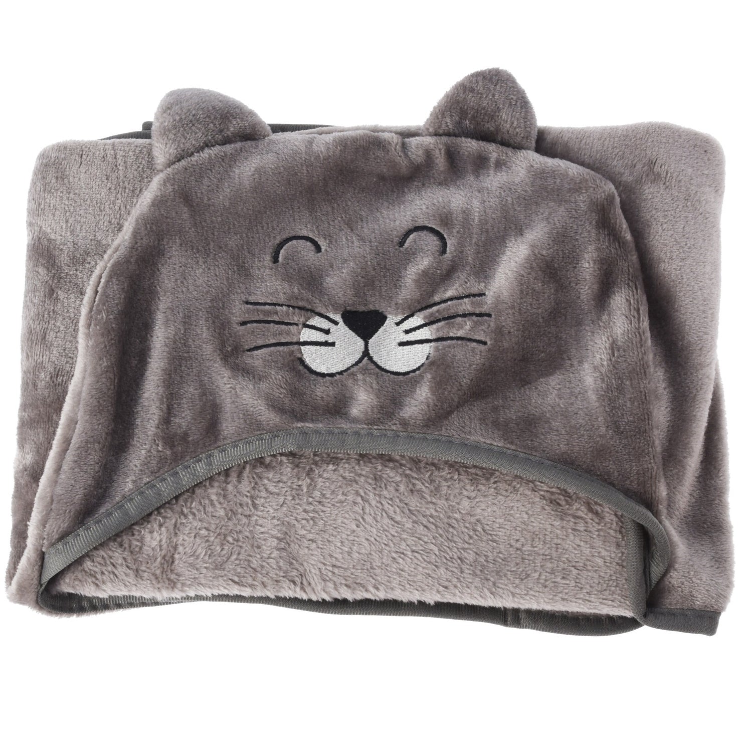 Fleecepledd med hette | 3 ass