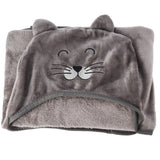 Fleecepledd med hette | 3 ass