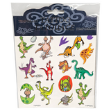 Midlertidige Tatoveringer Dinosaur Glitter | 3ass