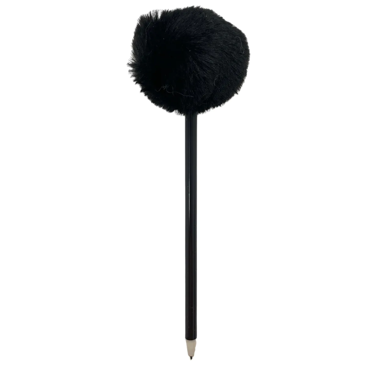 Plysjpenn med fluffy pom - pom | Blått blekk | 3 farger