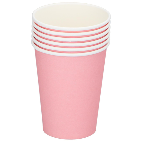 Engangskopper papp 266ml pastell 6pk | 4ass | Fest og bursdag