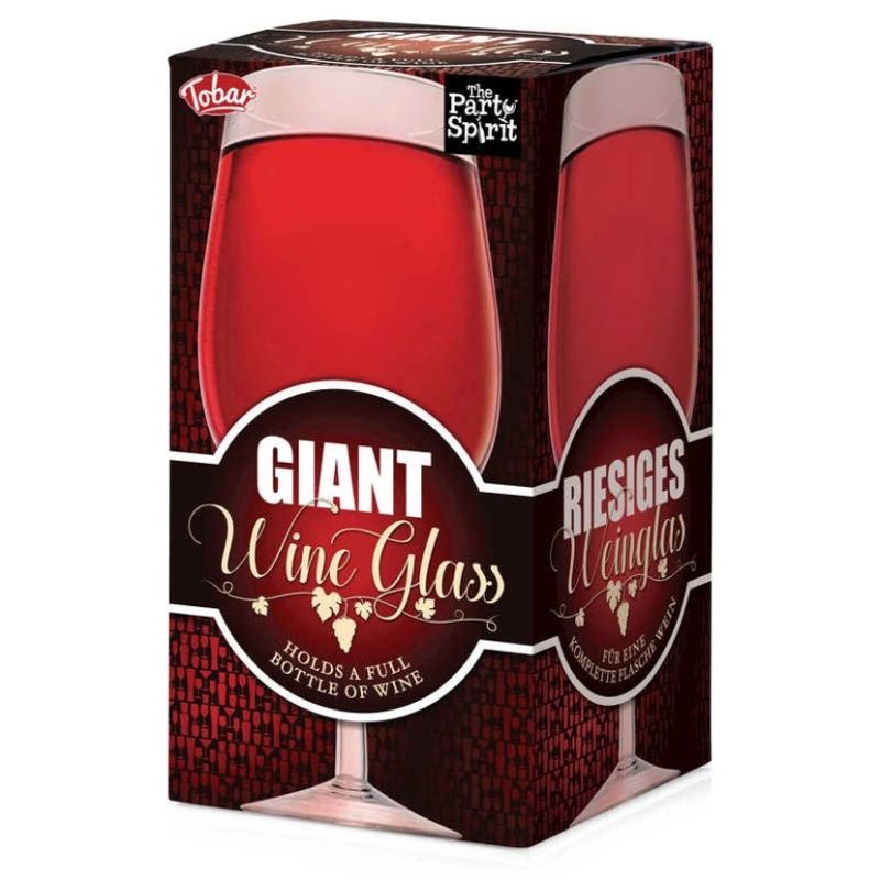 Gigantisk Vinglass 0,75 Liter
