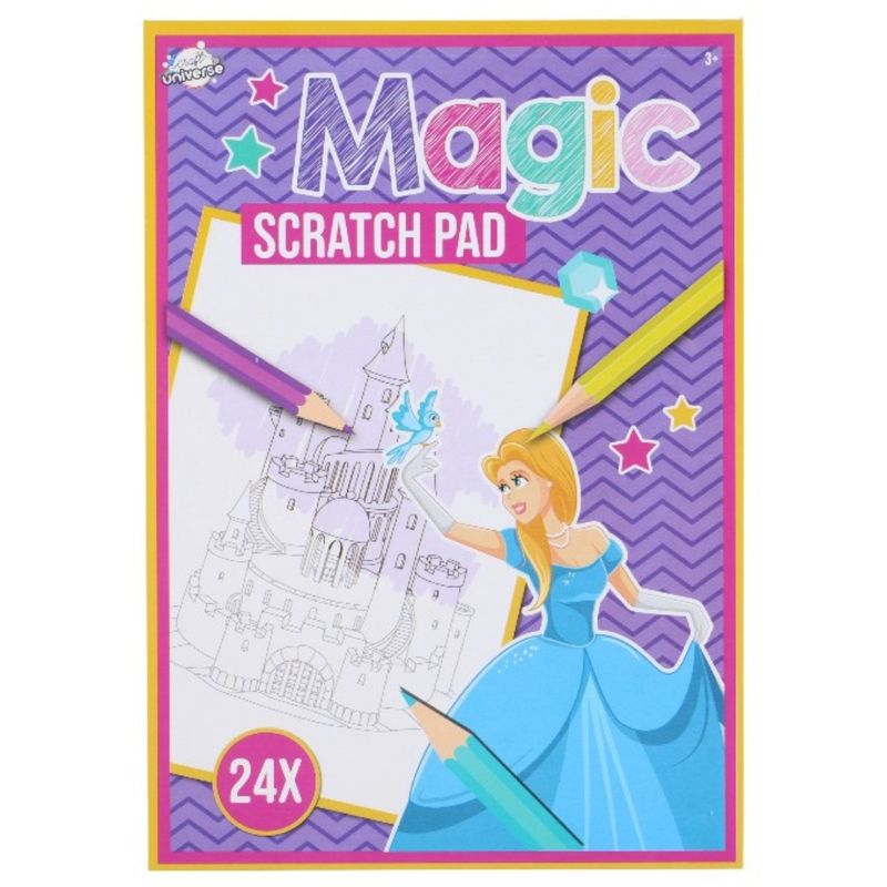 Magic Scratch Pad 24 sider A5 | 6 ulike varianter – Billigmarkedet
