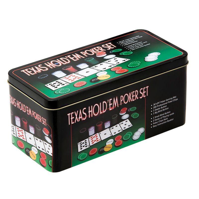 Pokerspill Texas Hold'em Pokersett 200stk