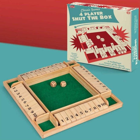 Shut The Box for 4 spillere